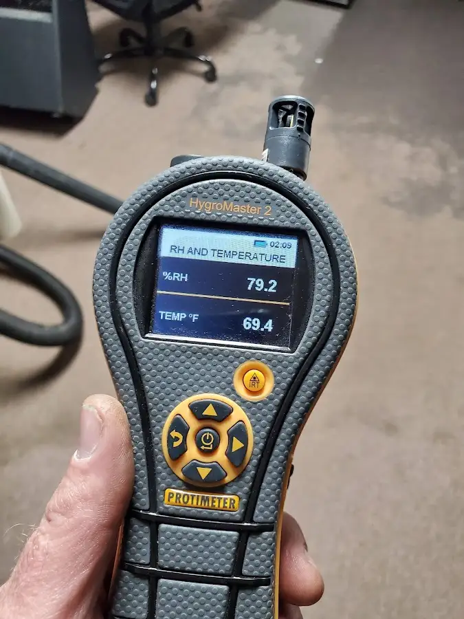 Moisture meter humidity assessment for Fire & Smoke Damage Restoration in Old Westbury
